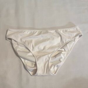 White bikini bottoms